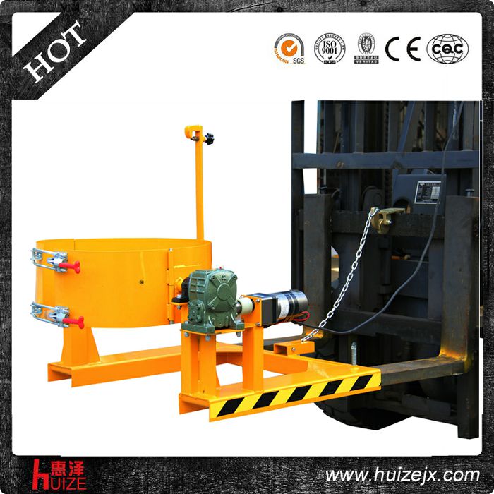 叉車專用倒桶機(jī)具（塑鐵桶，電翻轉(zhuǎn)）